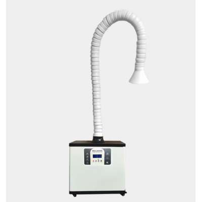 Single arm laser soldering welding fume extractor portable fume extraction system smoke absorber