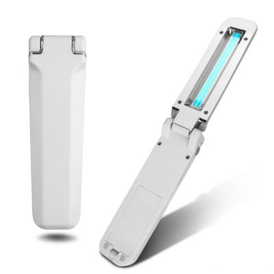 UV Light Sanitizer, Handheld Foldable Sterilizer Germicidal Portable Eliminate 99.99% of Bacteria & Germs