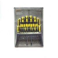 Factory Supply best selling promotion 18 pcs multi-function screwdrivers set LX-c007/rubber screwdriver tip/torx screwdriver set